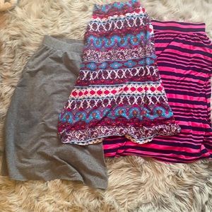 Bundle of girls maxi skirts